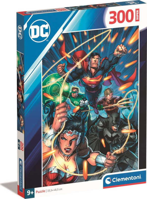 CLEMENTONI DC Comics Liga Spravedlnosti 300 dílků
