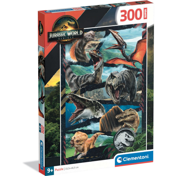 Clementoni puzzle 300 Super Jurský svět