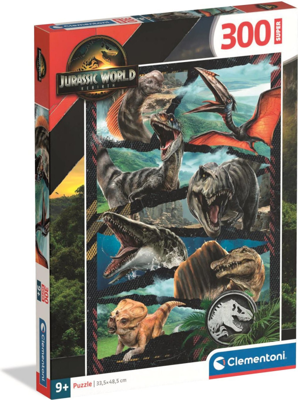 Clementoni puzzle 300 Super Jurský svět
