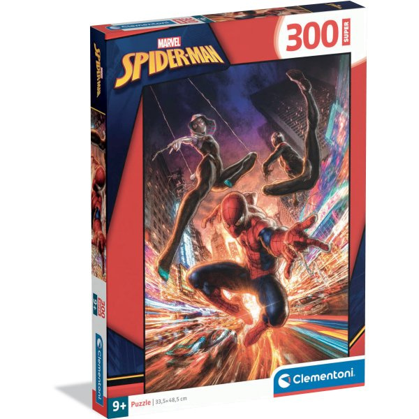 Puzzle CLEMENTONI Spiderman SuperColor 300 dílků