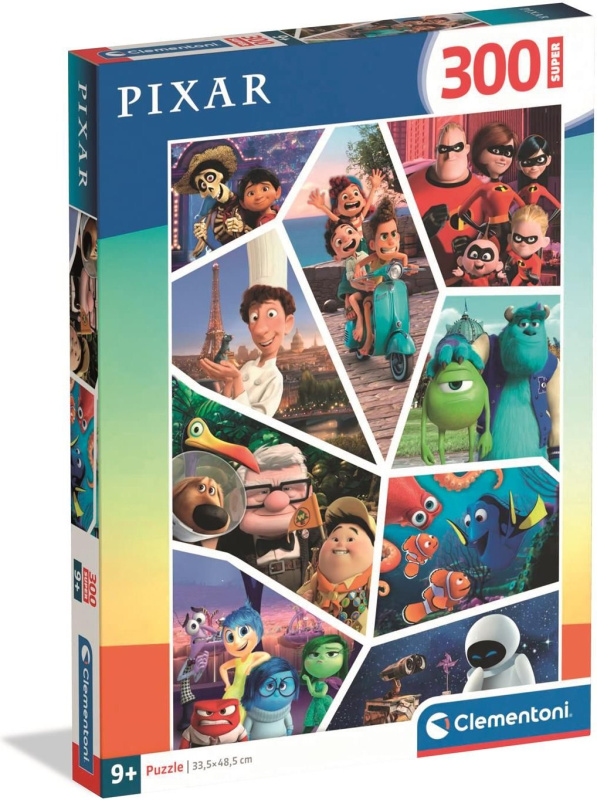 Puzzle CLEMENTONI Pixar SuperColor 300 dílků