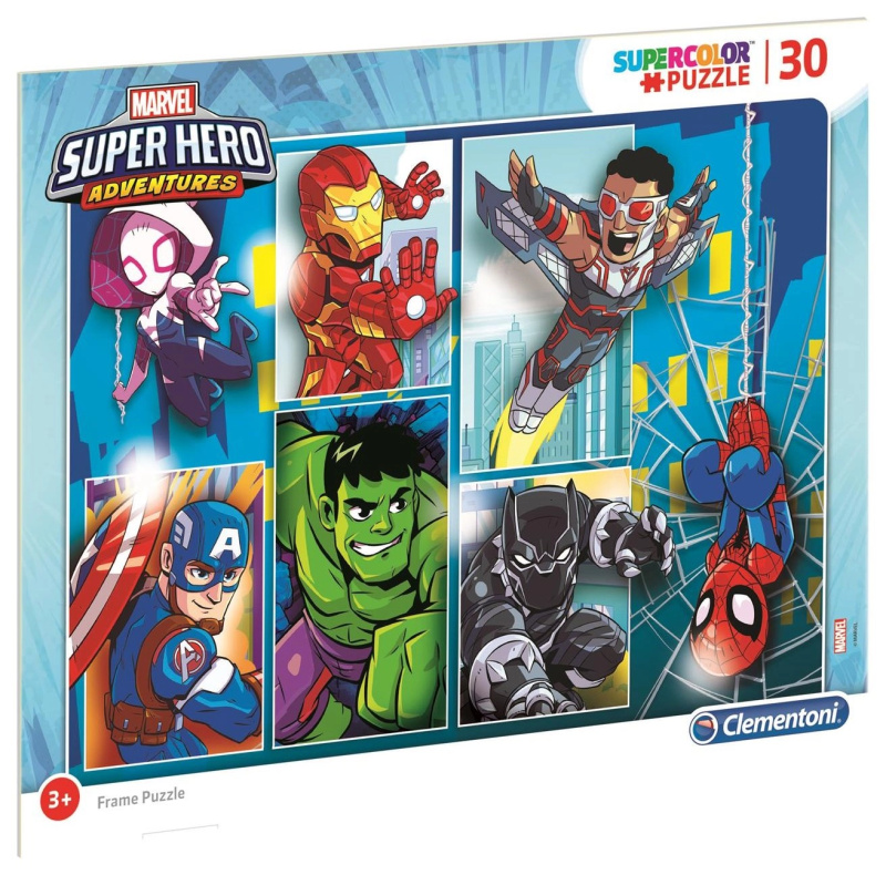 Puzzle CLEMENTONI Marvel Super Hero Adventures 30 dílků