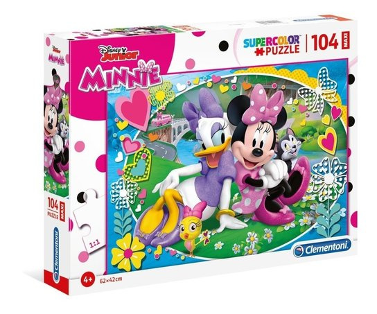 Clementoni puzzle 104 dílků MAXI Minnie Happy Helpers