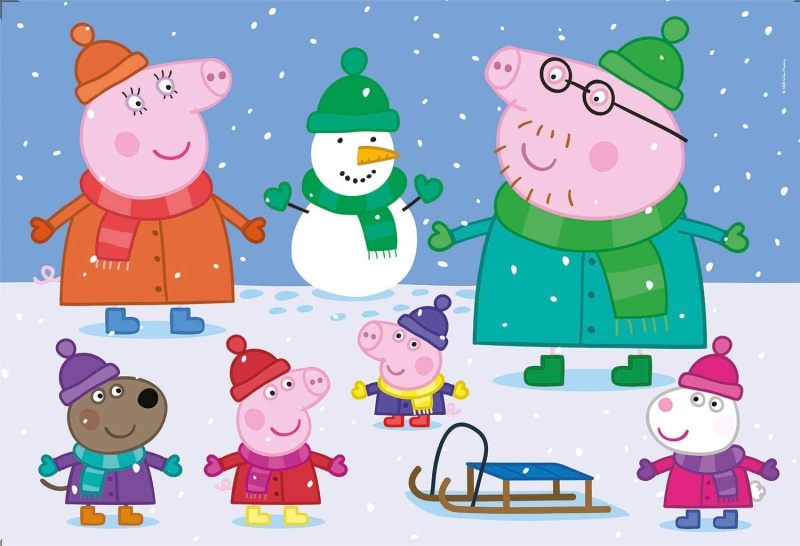 Clementoni MAXI Prasátko Peppa 23752 104 dílků