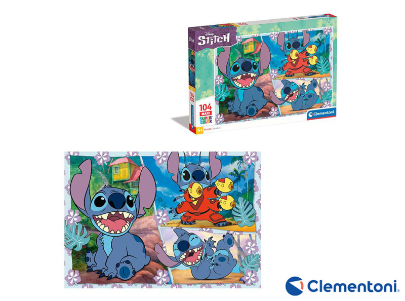 CLEMENTONI Puzzle Stitch MAXI 104 dílků