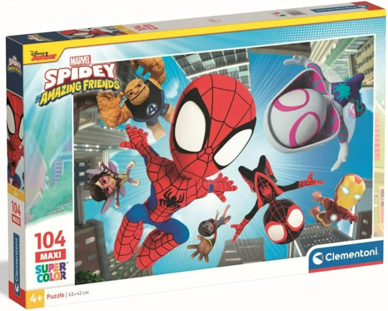 Puzzle Spidey a jeho přátelé: Ve vzduchu 104 dílků