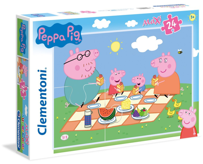 Clementoni Maxi Puzzle 24 dílků Prasátko Peppa
