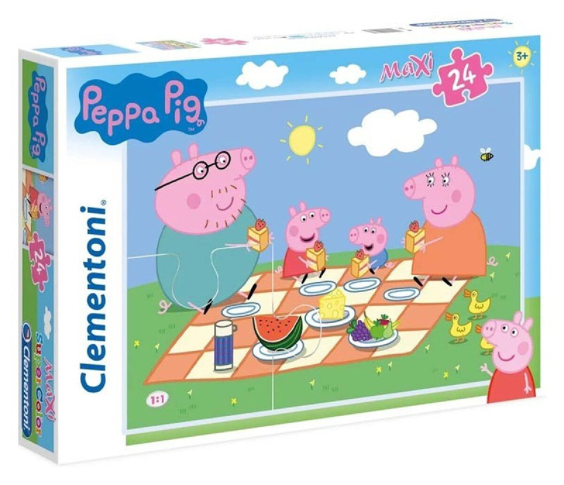 Clementoni Maxi Puzzle 24 dílků Prasátko Peppa