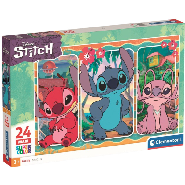 CLEMENTONI Puzzle Stitch MAXI 24 dílků