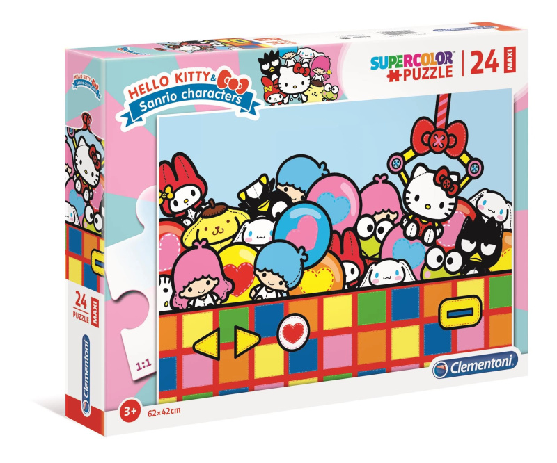 CLEMENTONI Puzzle Hello Kitty MAXI 24 dílků