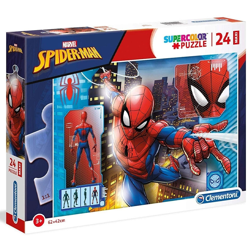 CLEMENTONI Spiderman: Super Hero MAXI 24 dílků