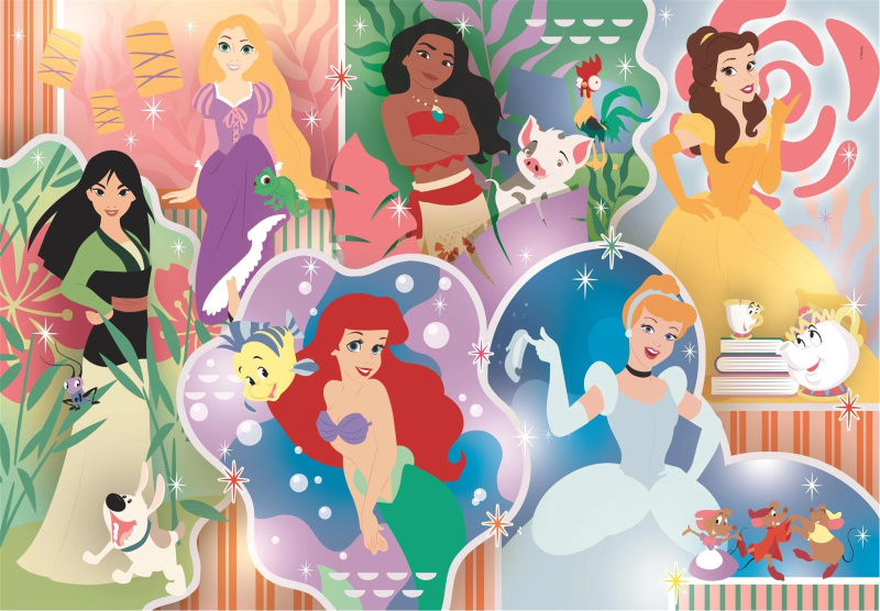 Clementoni Disney princezny 24 dílků