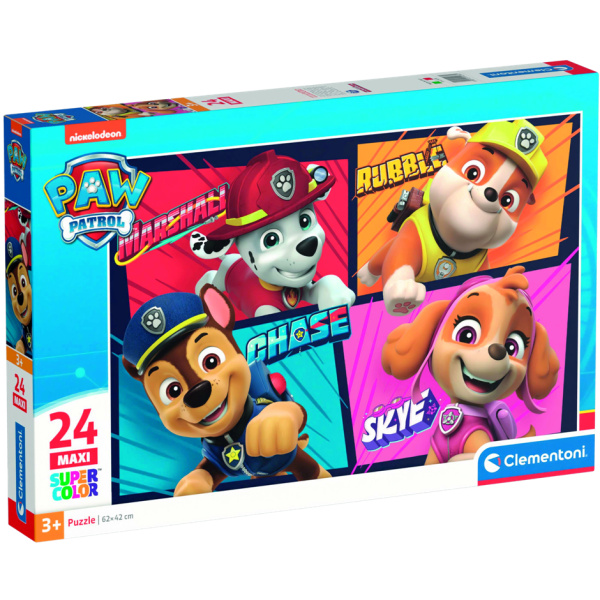 CLEMENTONI Puzzle Tlapková patrola MAXI 24 dílků