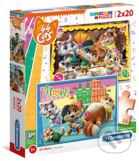 44 Cats - puzzle z kategorie 15 - 60 dílků