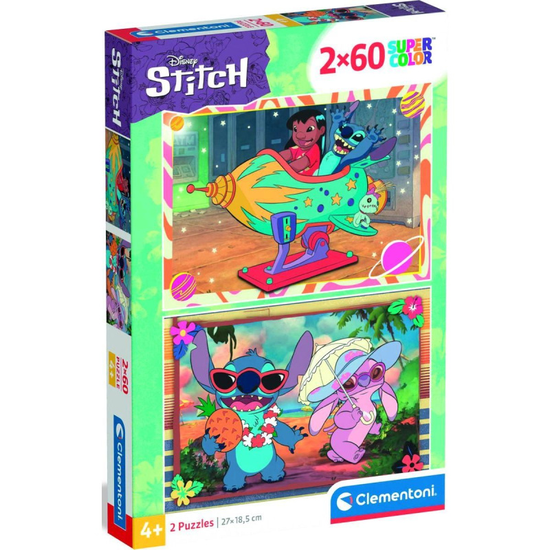 Puzzle Stitch - Havajská zábava 2x60 dílků