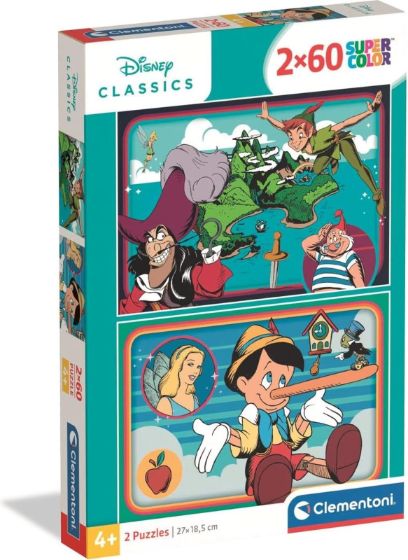 Clementoni puzzle klasické Disney pohádky