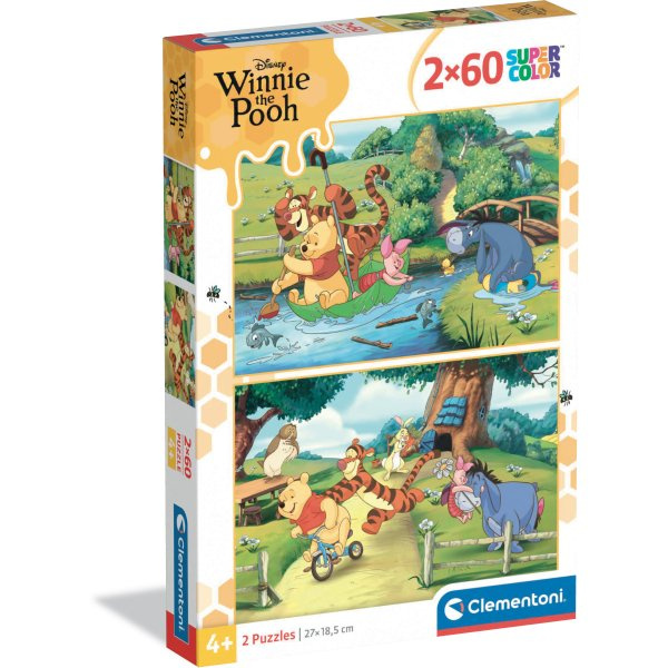 Clementoni puzzle 2x60 dílků Winnie the Pooh