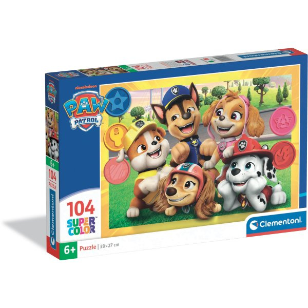 Puzzle 104 Super Color PSI PATROL od Clementoni