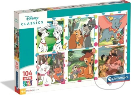 Clementoni puzzle Disney Maxi 104 dílků