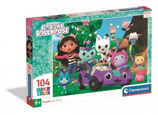 Puzzle 104 dílků – Gabby’s Dollhouse od Clementoni