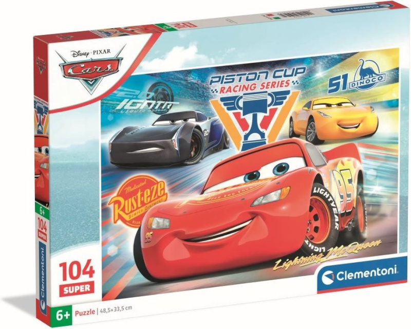 Puzzle Super Auta 104 dílků