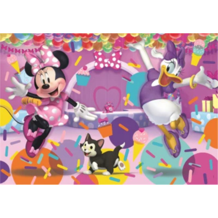 Puzzle Minnie a Daisy na oslavě 104 dílků