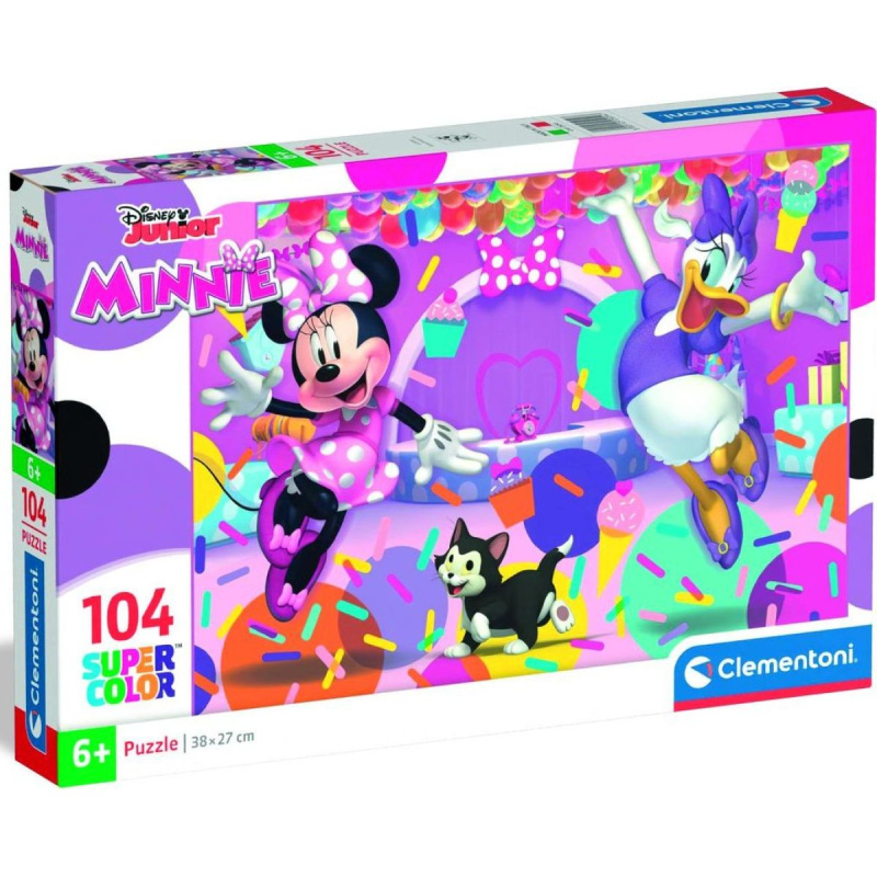 Puzzle Minnie a Daisy na oslavě 104 dílků
