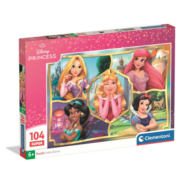 Puzzle Disney princezny Super 104 dílků
