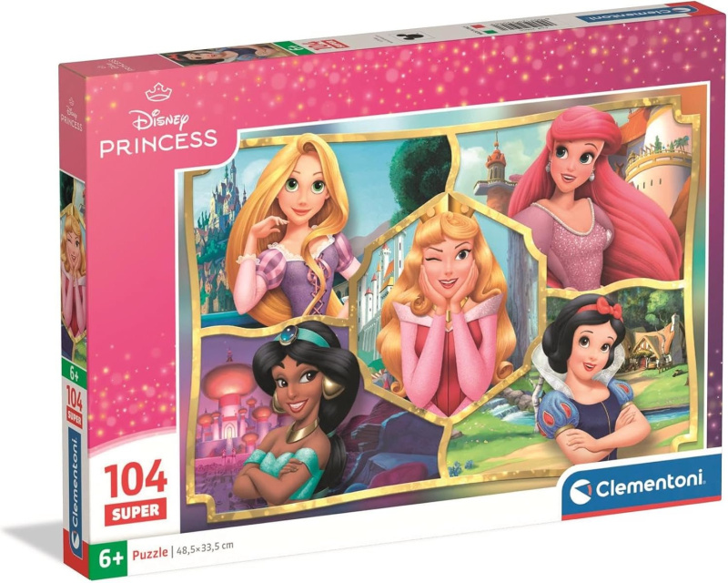 Puzzle Disney princezny Super 104 dílků