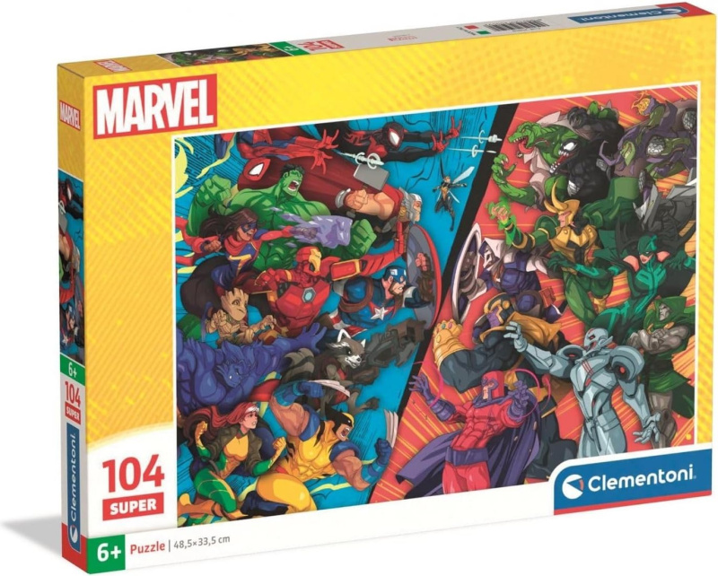 Clementoni Puzzle Avengers vs. záporáci 104 dílků