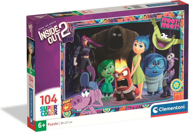 Puzzle V hlavě 2 – 104 dílků CLEMENTONI