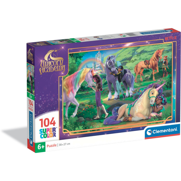 Puzzle Jednorožčí akademie – objetí, 104 dílků
