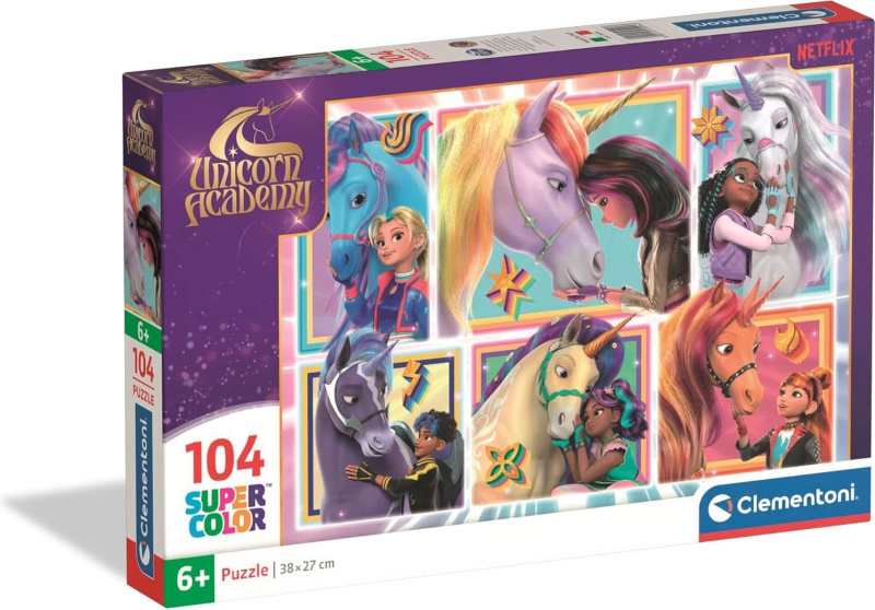 Puzzle Jednorožčí akademie – přátelství 104 dílků