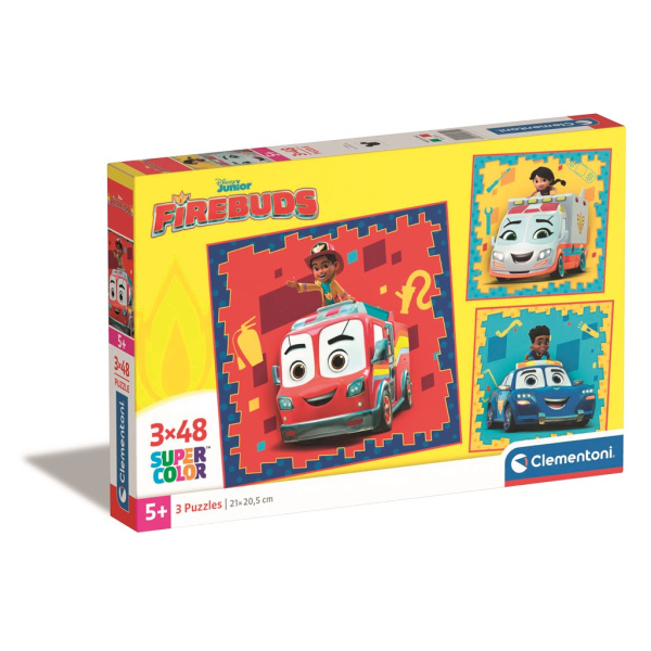 CLEMENTONI Puzzle Autoparta 3x48 dílků