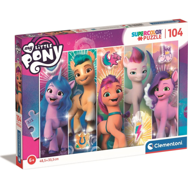 CLEMENTONI Puzzle My Little Pony 104 dílků