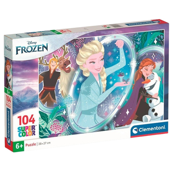 CLEMENTONI Puzzle Ledové království 104 dílků