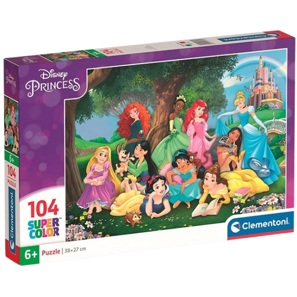 CLEMENTONI Puzzle Disney princezny 104 dílků