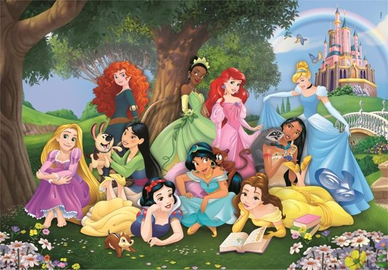 CLEMENTONI Puzzle Disney princezny 104 dílků