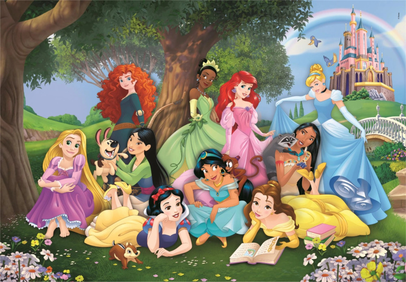 CLEMENTONI Puzzle Disney princezny 104 dílků