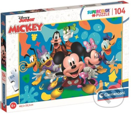 CLEMENTONI Puzzle Mickey a přátelé 104 dílků