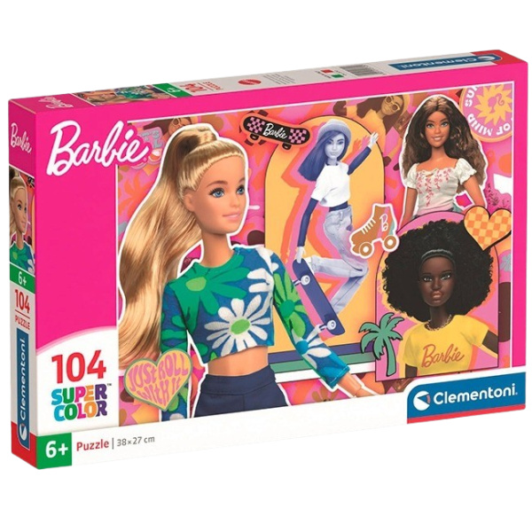 CLEMENTONI Puzzle Barbie 104 dílků
