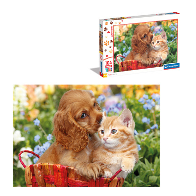 CLEMENTONI Puzzle Roztomilí kamarádi MAXI 104 dílků