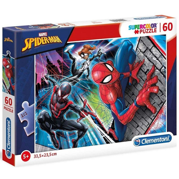 CLEMENTONI Puzzle Spiderman 60 dílků