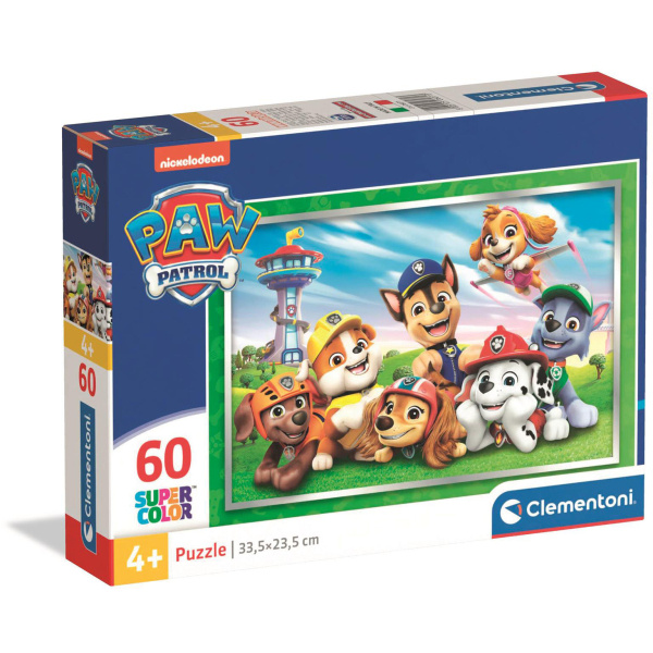 Clementoni Puzzle Tlapková patrola: Prima parta 60 dílků