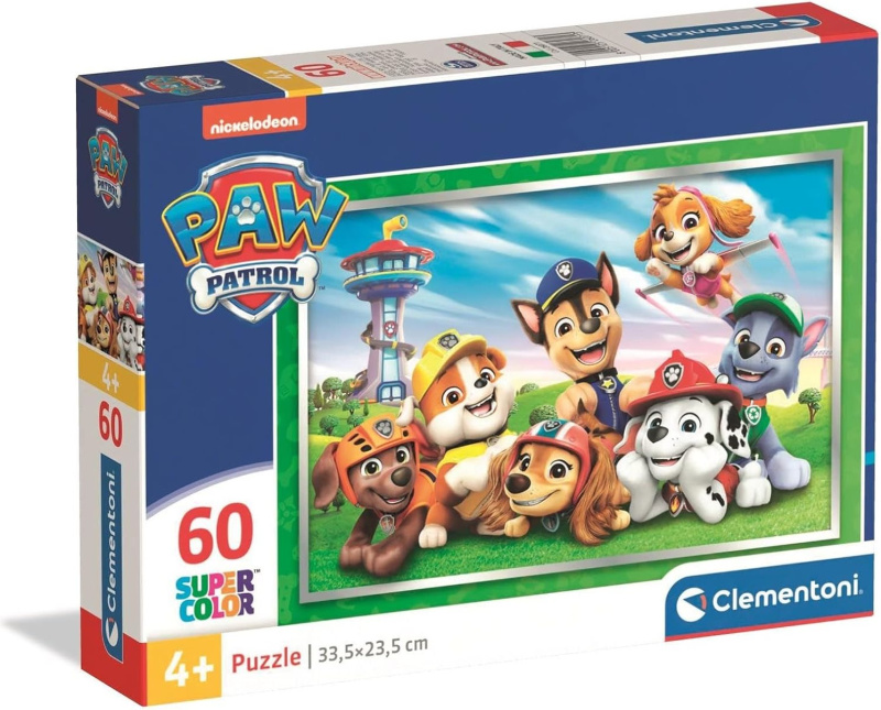 Clementoni Puzzle Tlapková patrola: Prima parta 60 dílků