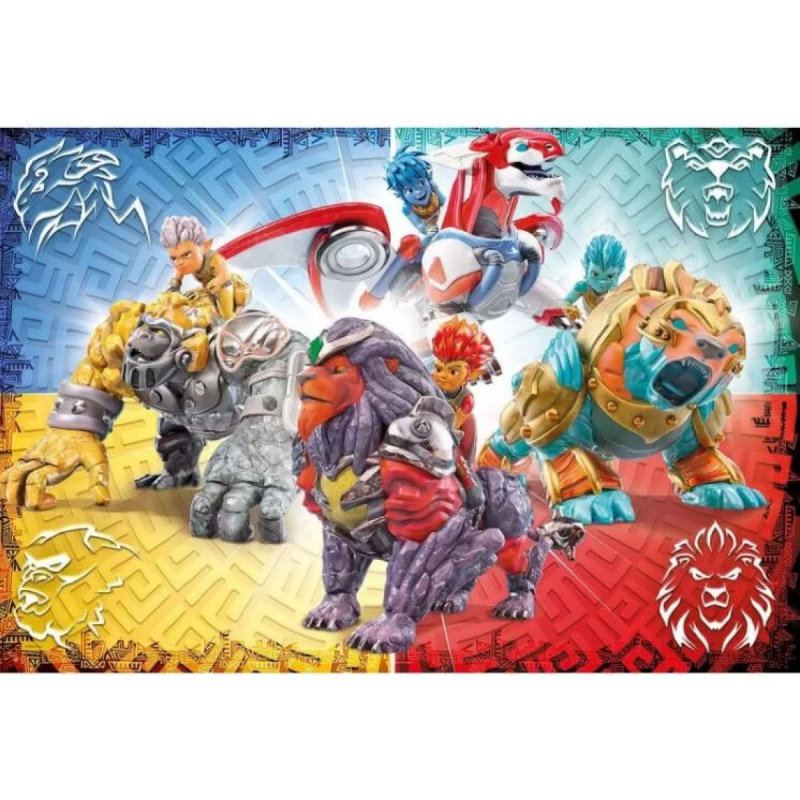 CLEMENTONI Puzzle Gormiti: Bojovníci čtyř živlů MAXI 60 dílků
