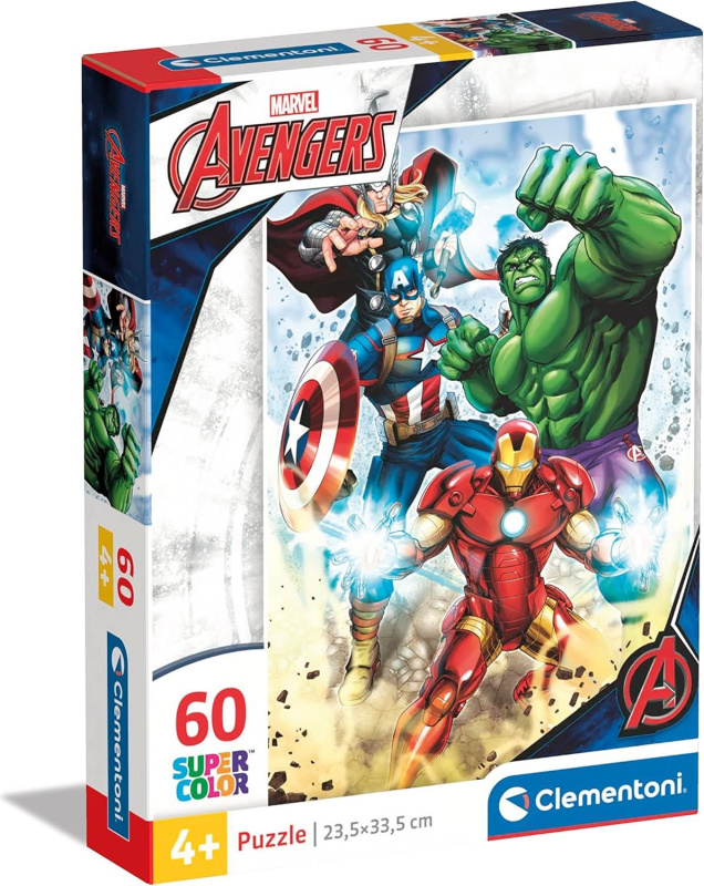 CLEMENTONI Marvel Avengers 60 dílků