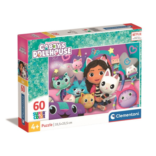 Clementoni Puzzle 60 dílků Gábinin kouzelný domek