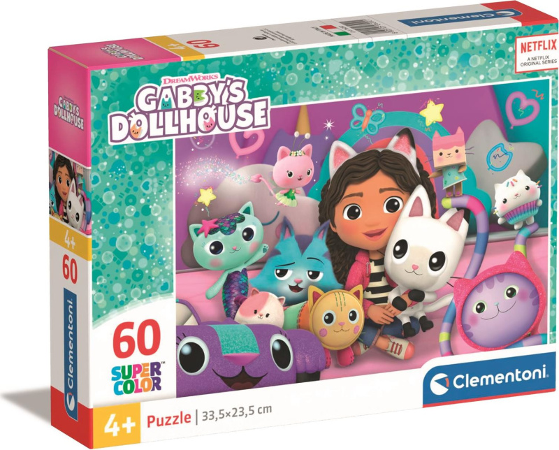 Clementoni Puzzle 60 dílků Gábinin kouzelný domek