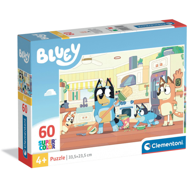 Puzzle CLEMENTONI Bluey 60 dílků
